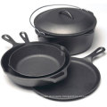 Hot sale HIgh quality south africa three legs cast iron potjie pot